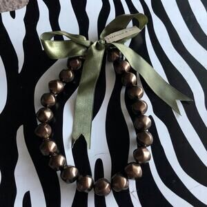 3 for $30 Stephan & Co. Brown and Green Necklace